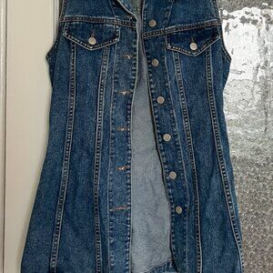 Vintage 90s Jean Mini Dress